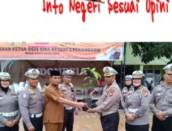 Polantas Riau Ajak Pelajar Jadi Pelopor Keselamatan & Peduli Lingkungan