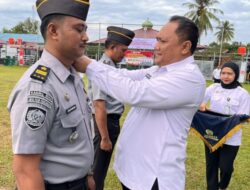 Momentum Hari Kesaktian Pancasila, Lapas Pasir Pangara­yan Sematkan Kenaikan Pangkat dan Pegawai Teladan