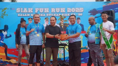 Dandim 0322/Siak Hadiri Siak Fun Run 2025 Bersama Kapolda Riau dan Forkopimda, Ribuan Peserta Padati Jalur Kota Siak
