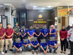 Pengawalan Ketat Petugas Gabungan, Lapas Pasir Pangarayan Mutasi 10 Narapidana 