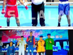 Atlet Siswa Cabor Tinju SKO Riau Raih Medali Emas dan Perak di Kejurnas Yunior Youth Palu