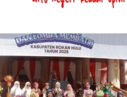 Serunya Gebyar PAUD, DW Lapas Pasir Pangarayan Turut Ramaikan Lomba Membatik
