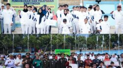 Sma Olah Raga Tuan Rumah di Upacara Peringatan Hari Sumpah Pemuda dan Pelepasan Atlet Menuju Popnas Jakarta