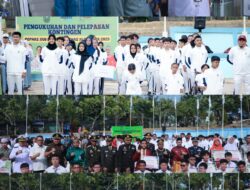 Sma Olah Raga Tuan Rumah di Upacara Peringatan Hari Sumpah Pemuda dan Pelepasan Atlet Menuju Popnas Jakarta