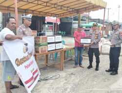 Polsek Kandis Polres Siak Laksanakan Giat Jumat Berbagi dan Bakti Sosial untuk Korban Bencana Sumbar