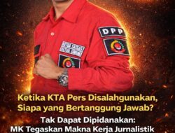 Ketika KTA Pers Disalahgunakan, Siapa yang Bertanggung Jawab?