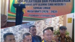 AKBP.Bainar, S.H., M.H Sukses Di Lantik Menjadi Ketua DPP Alumni SMA 1 Sungai Limau Periode 2026-2931