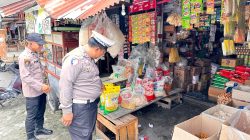 Polsek Limapuluh Pastikan Ketersediaan Sembako di Pasar Tradisional Tetap Stabil