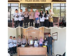 Perkuat Perlindungan Guru dan Pembinaan Pelajar, Kapolsek Batang Tuaka IPTU Andrianto Teken MoU dengan PGRI