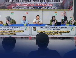 Upaya Pencegahan Hantavirus, Puskesmas Rumbai Bukit Gelar Sosialisasi Bersama Jajaran Perawatan Klinik Lapas Narkotika Rumbai