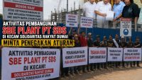Aktivitas Pembangunan SBE Plant PT SDS Di Kecam Solidaritas Rakyat Dumai Minta Penegakan Aturan