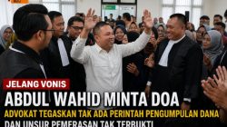 Jelang Vonis, Abdul Wahid Minta Doa; Advokat Tegaskan Tak Ada Perintah Pengumpulan Dana dan Unsur Pemerasan Tak Terbukti